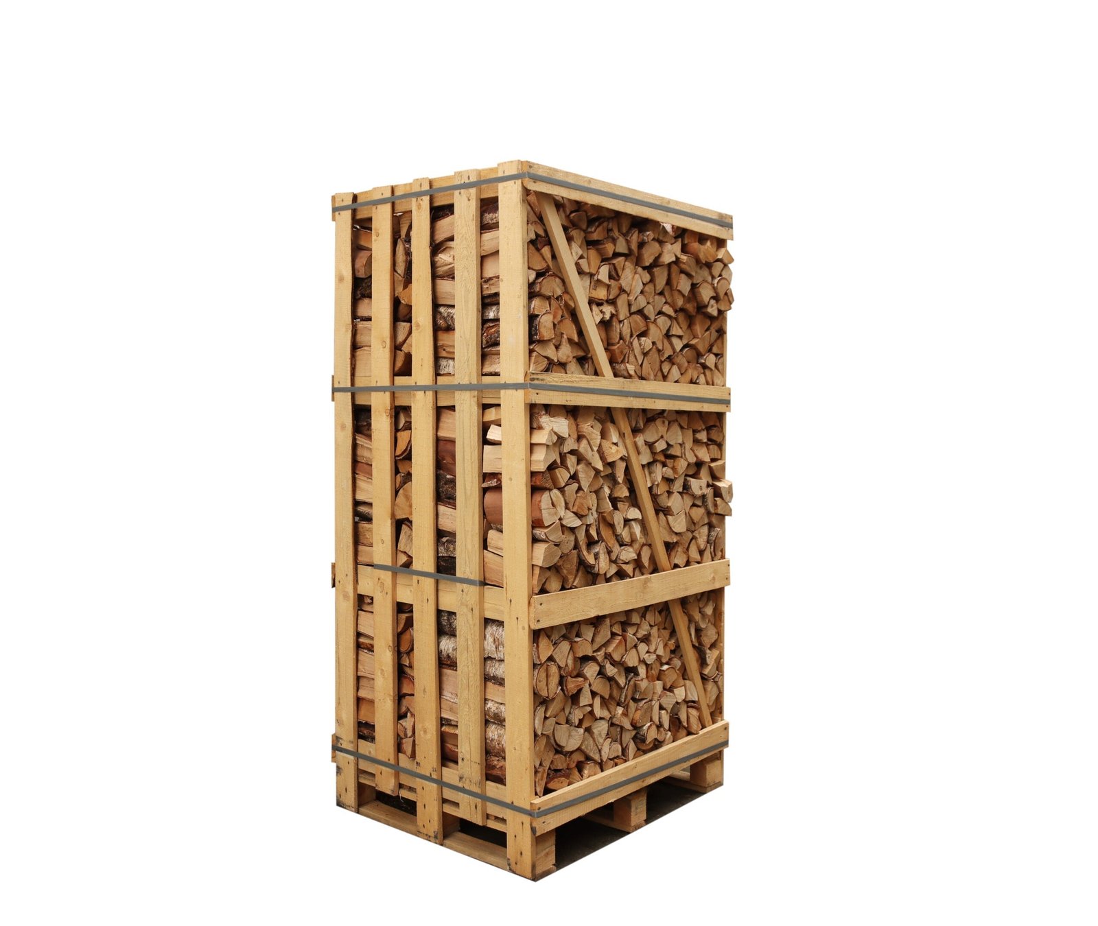 Kammergetrocknet Buche und Hainbuche Brennholz – Palette