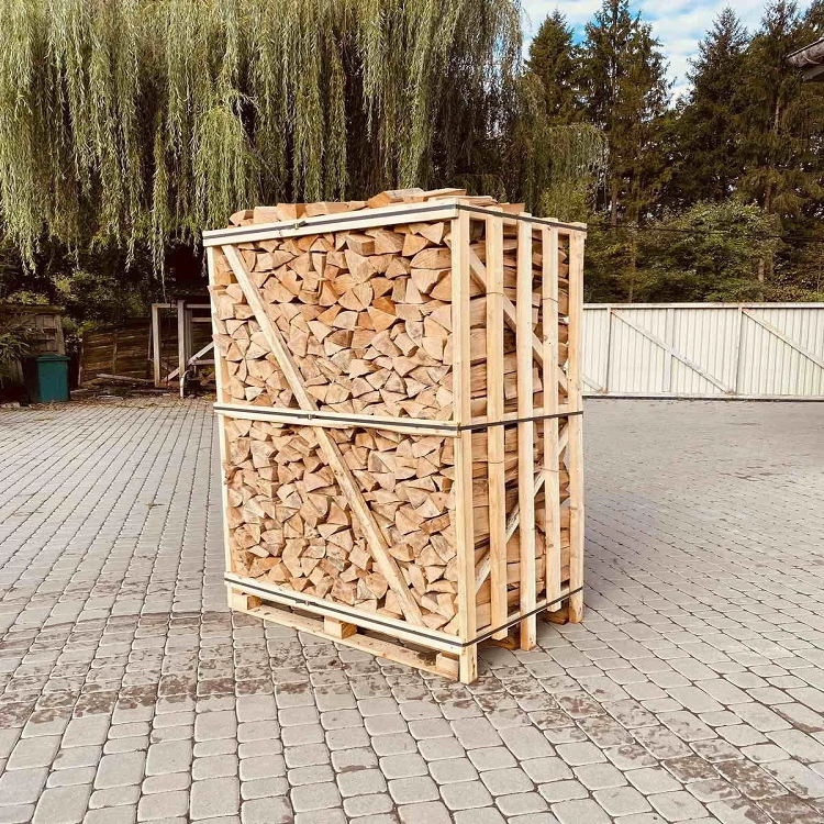 Kammergetrocknet Buche Brennholz – 980 kg Palette