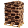 Gepresstes Holz für Nutzung über Nacht – 960 kg Palette
