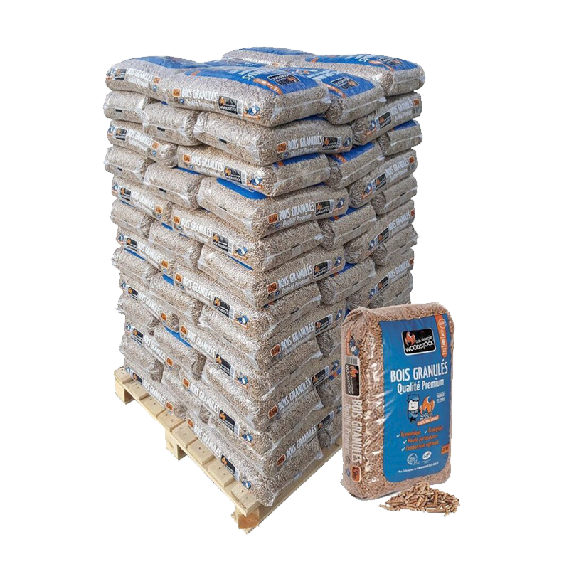 Woodstock Holzpellets – 78 Säcke × 15 kg