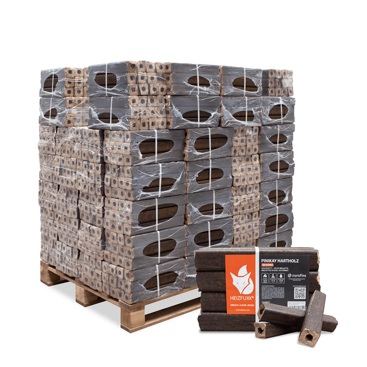 Pini Kay Hartholzbriketts – 960 kg Palette