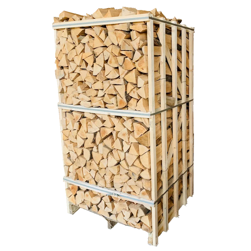 Getrocknet Brennholz – 33 cm und 40 cm Holzscheite – 3 m³ je Palette