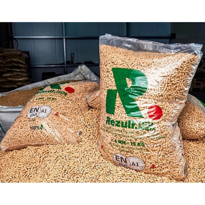 REZULT Holzpellets – ENplus A1 – 70 × 15 kg Säcke – 1.050 kg Palette – Bild 4