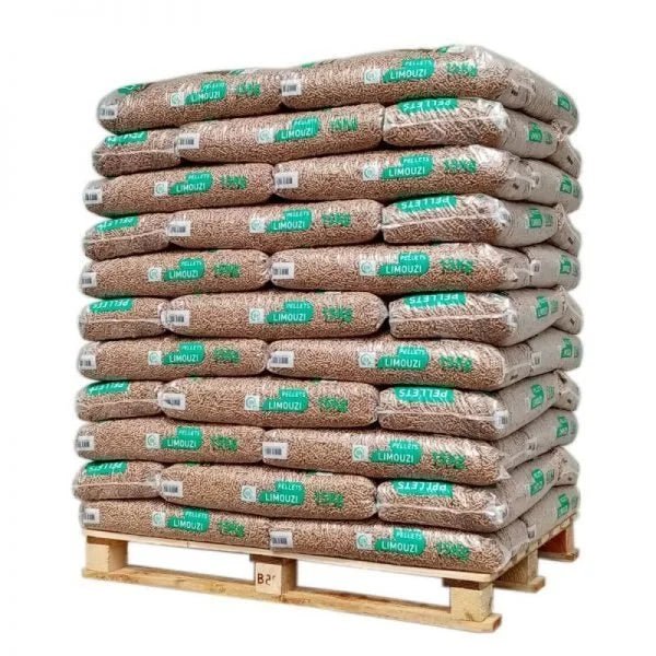 VALBOVAL Holzpellets – Palette mit 65 Säcken × 15 kg