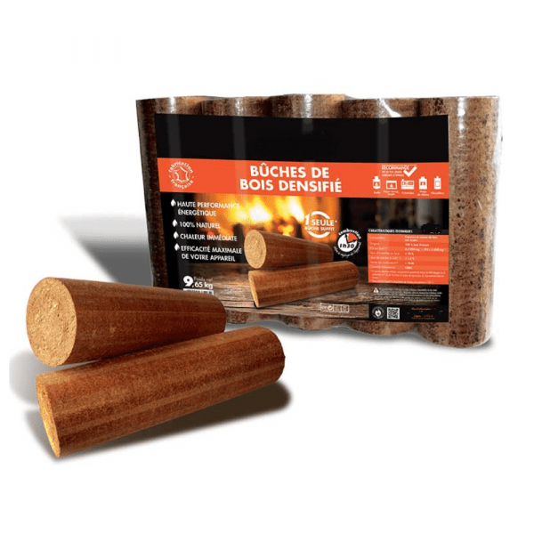 Gepresste Holzscheite – 10 Packungen – 100 kg – 30 cm – Bild 2