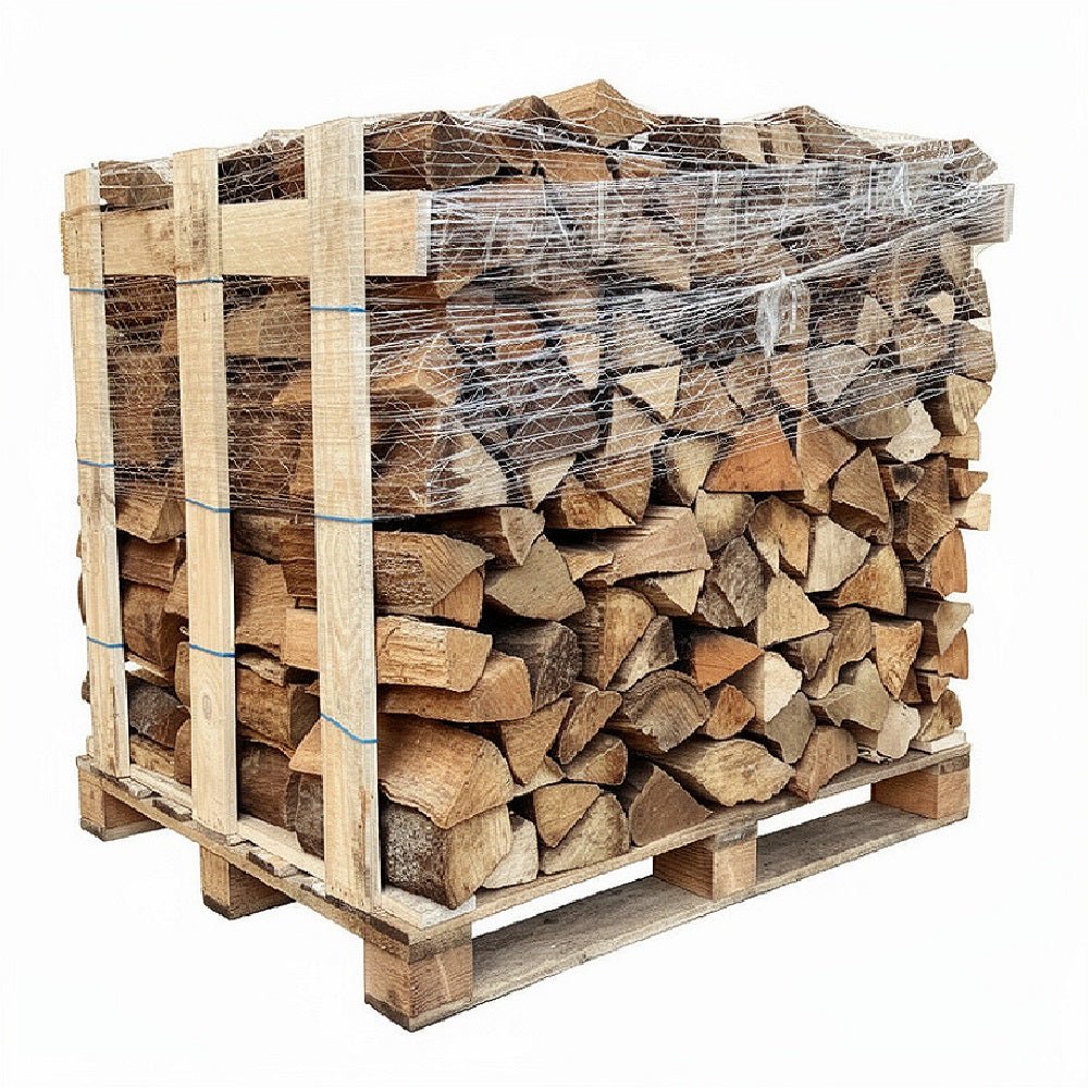 Buche Brennholz 30 cm kammergetrocknet on a Palette