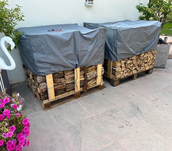 Buche Brennholz 30 cm kammergetrocknet on a Palette – Bild 4