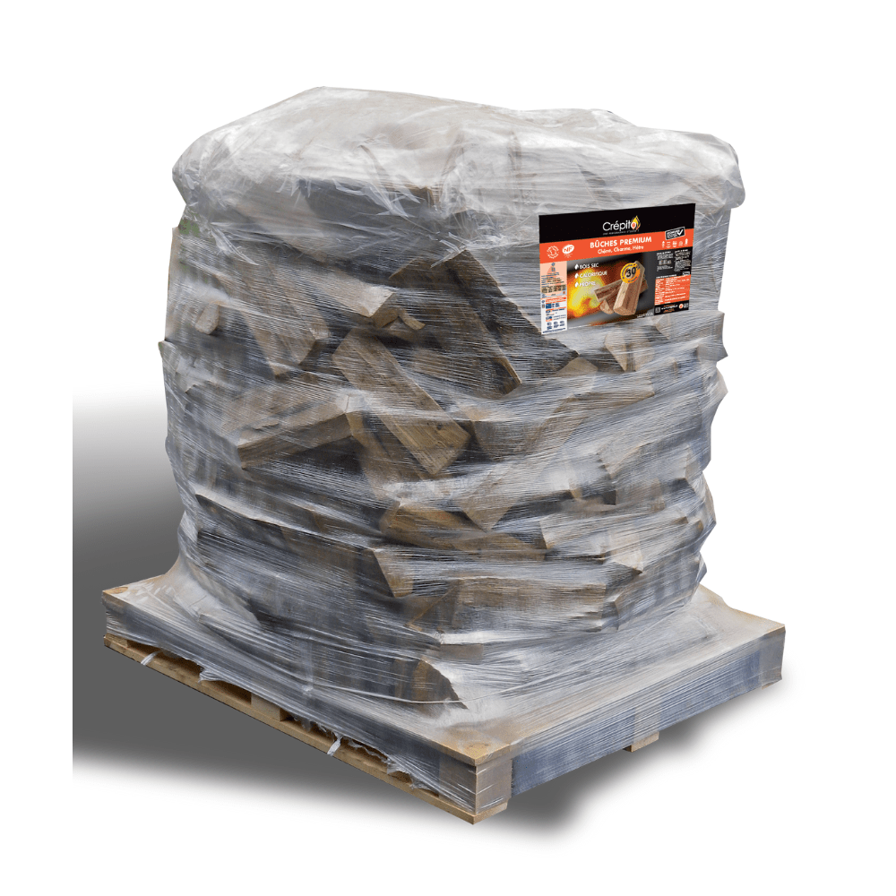 Kammergetrocknet Brennholz 25 cm – 1.3 m³ Palette