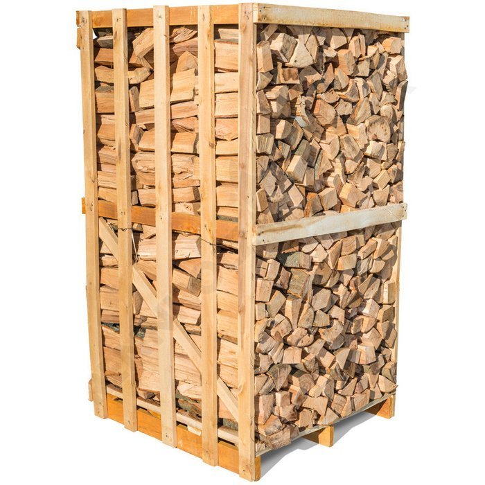 Eiche Brennholz – 48 – 50 cm Holzscheite – 2 RM Palette